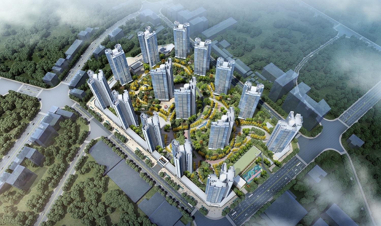 中海春朗花园顺利开工！！