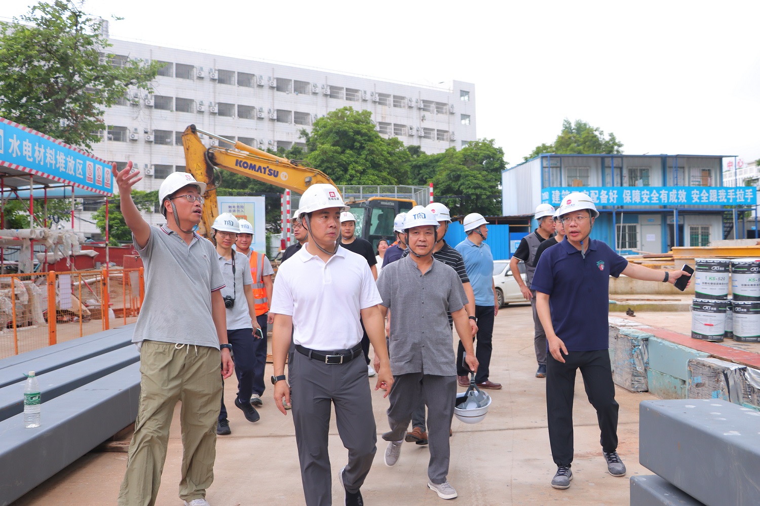 莞城天宝中心项目扎实落实基孔防控