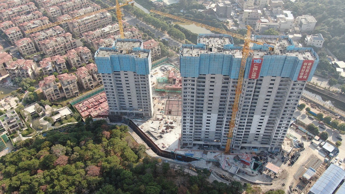 悦璟台保安全、保品质、促三天一层保进度